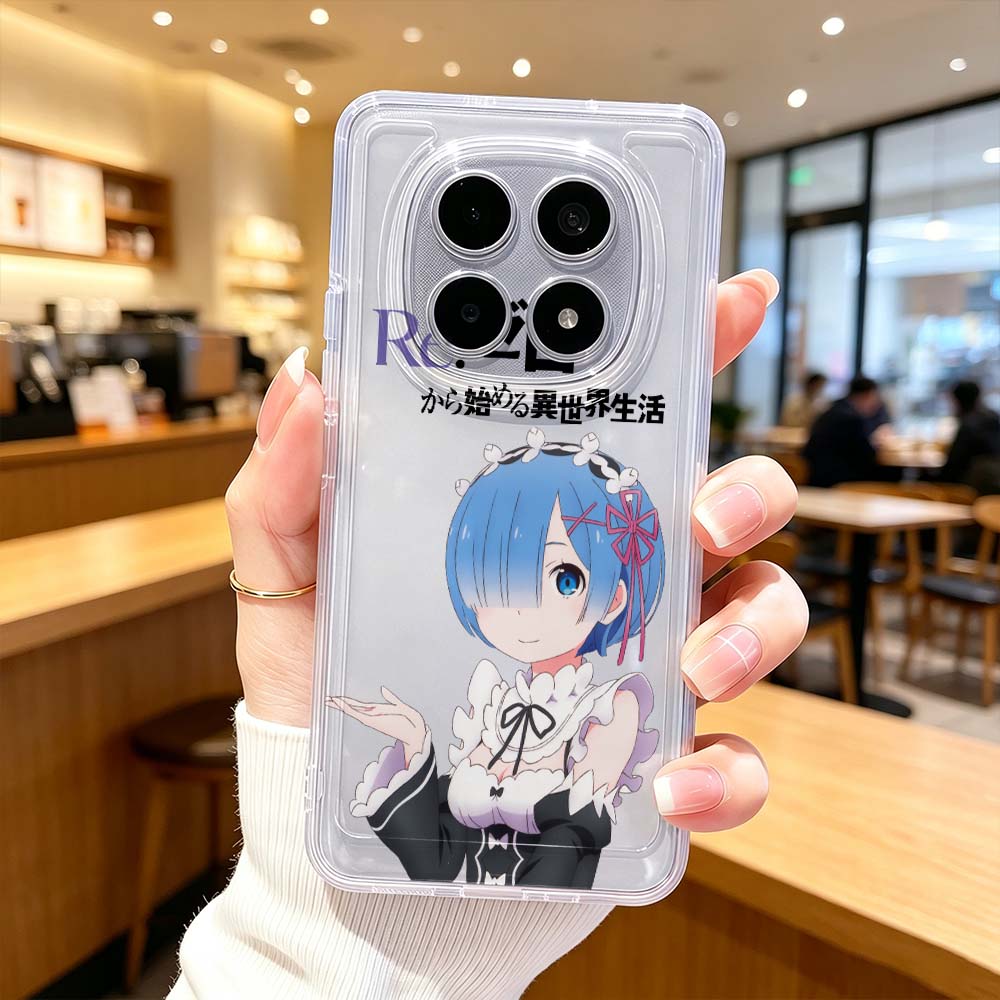 Xiaomi Poco X6 - เคสโทรศัพท์ใสลายการ์ตูนน่ารัก Ram Rem สำหรับ Xiaomi POCO