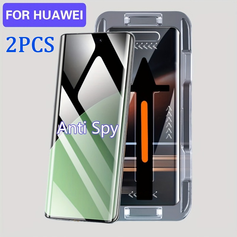 Huawei Nova 12 - 2Pcs One Clickการติดตั้งกระจกนิรภัยความเป็นส่วนตัวสําหรับHuawei Nova 13 Pro