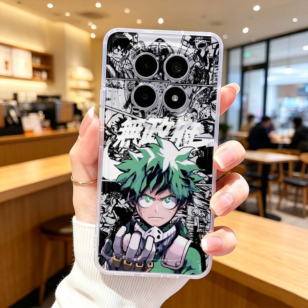 Xiaomi Poco X6 - เคสโทรศัพท์ใสป้องกัน My Hero Academia สำหรับ Xiaomi