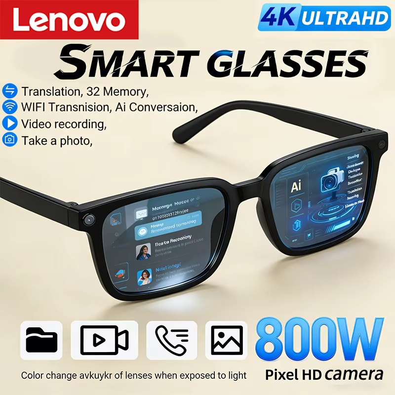 Smart Glasses Lens - แว่นตาอัจฉริยะ OnePlus AI 8K HD เปลี่ยนสีอัตโนมัติ