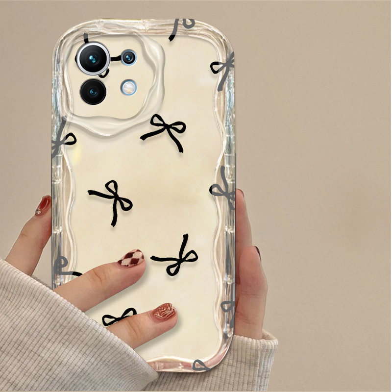 เคสลายโบว์สีดำรูปหัวใจสำหรับ X - Xiaomi Poco X6 บทวิจารณ์และราคา